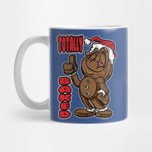 Gingerbread Man Totally Baked thumbs smirk Mug